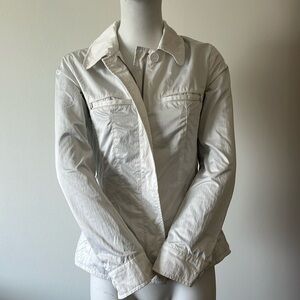 Armani Jeans Blazer With Zip Long Sleeves Size 4